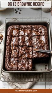 9×13 Brownie Recipe – Hearty Food Ideas