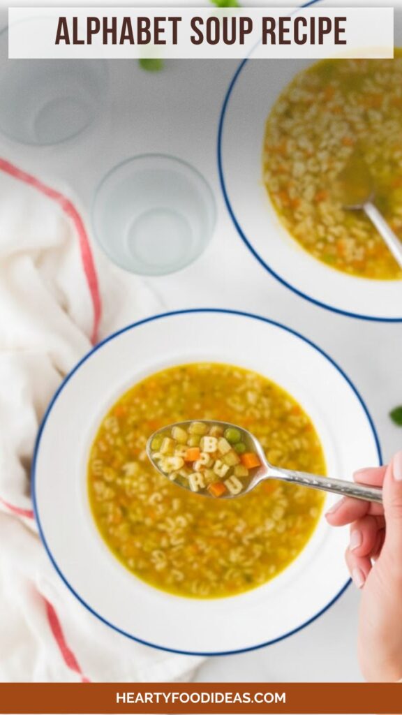Alphabet Soup Recipe Alphabet Soup Recipe