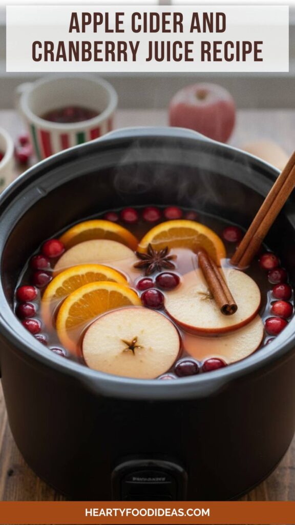 Apple Cider And Cranberry Juice Recipe Apple Cider And Cranberry Juice Recipe