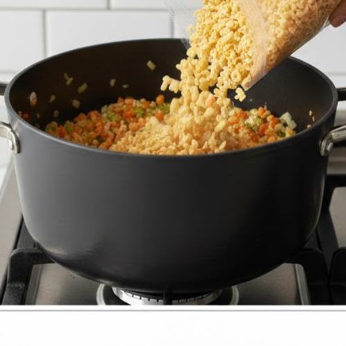 Step 4: Add the Alphabet Pasta Step 4: Add the Alphabet Pasta