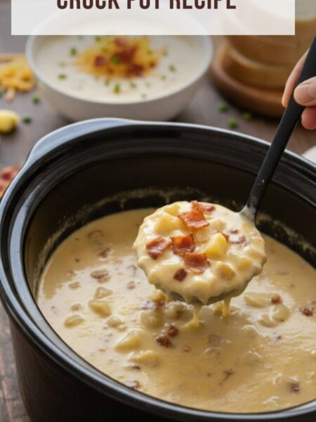 Bacon Potato Soup Crock Pot Recipe