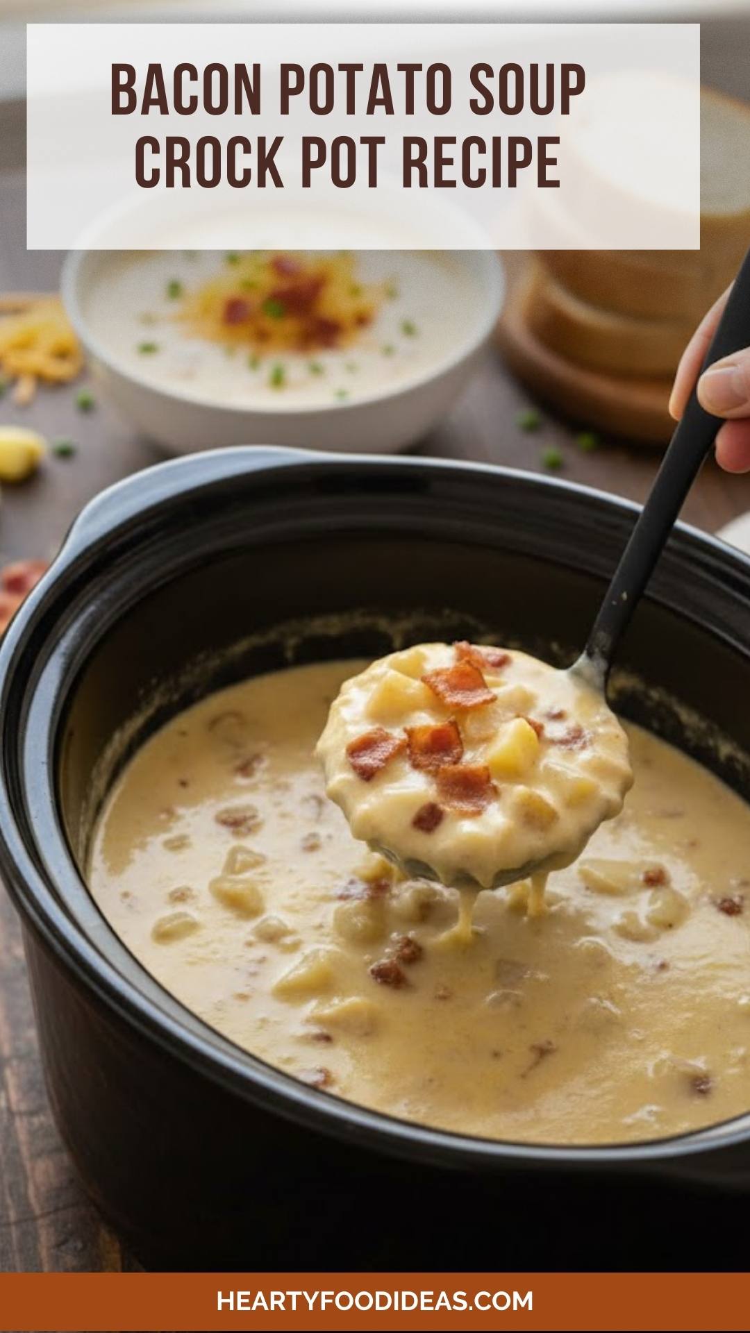 Bacon Potato Soup Crock Pot Recipe
