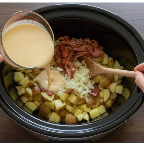 Step 5: Add the Evaporated Milk