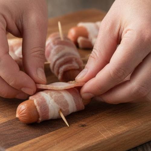 Step 3: Wrap the Wieners Step 3: Wrap the Wieners