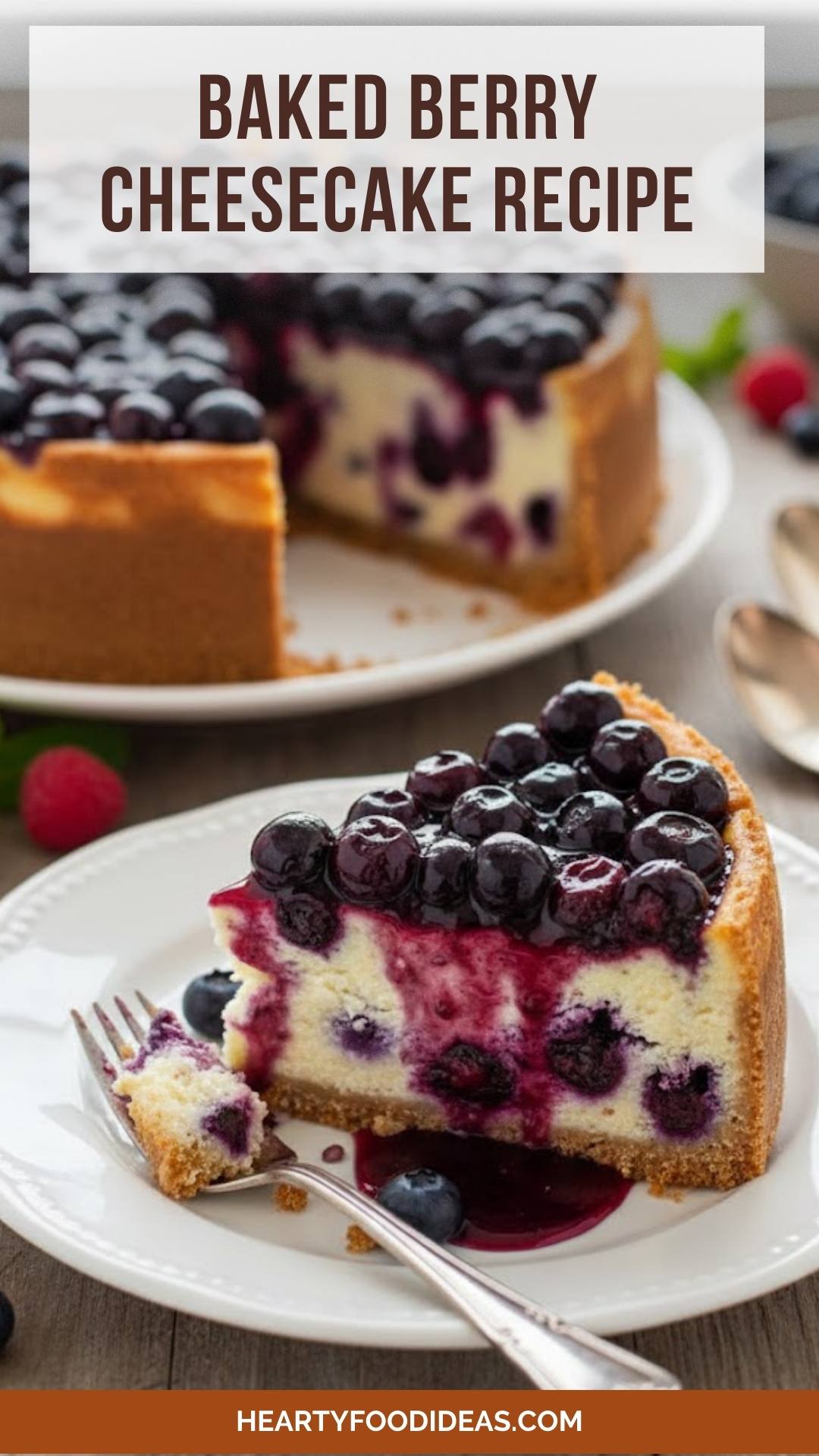 Baked Berry Cheesecake Recipe