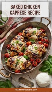 Baked Chicken Caprese Recipe – Hearty Food Ideas