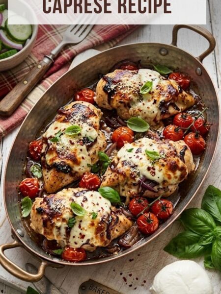 Baked Chicken Caprese Recipe