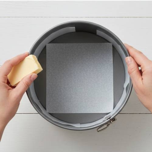 Step 2: Line the Cake Pan