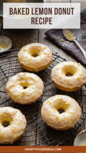 Baked Lemon Donut Recipe – Hearty Food Ideas