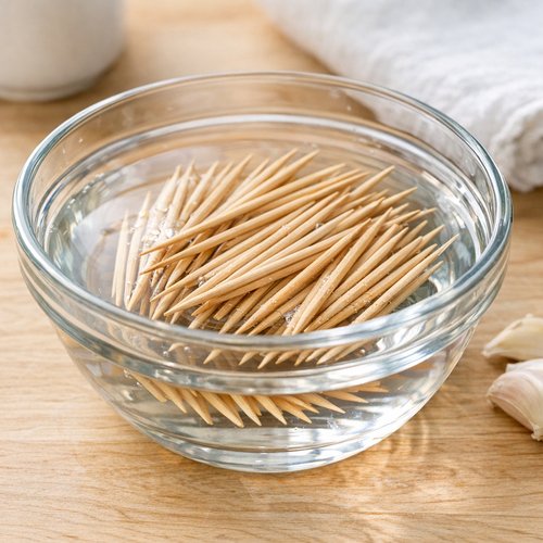 Step 2: Soak Your Toothpicks (The Detail That Separates Good From Great)