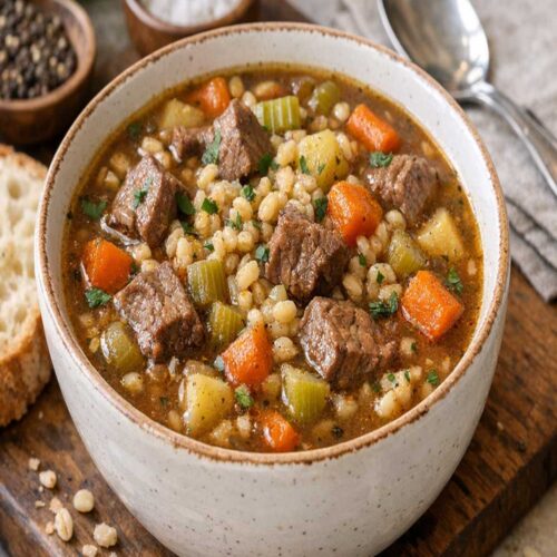 Beef Barley Soup Slow Cooker Leftover Recipe
