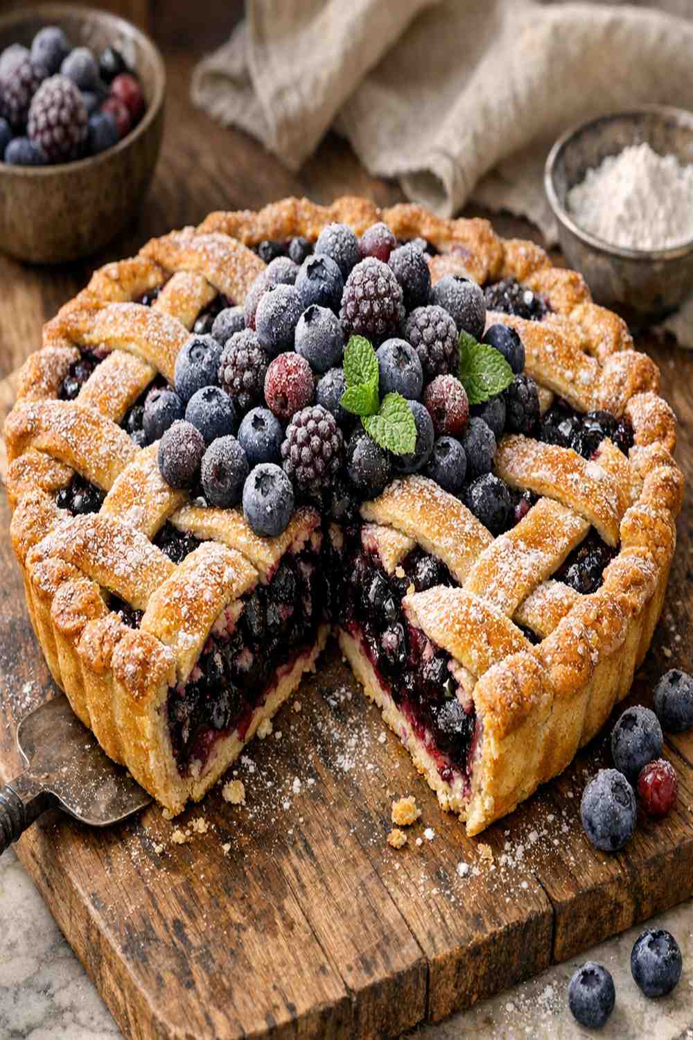 Blueberry Pie With Frozen Berries Recipe