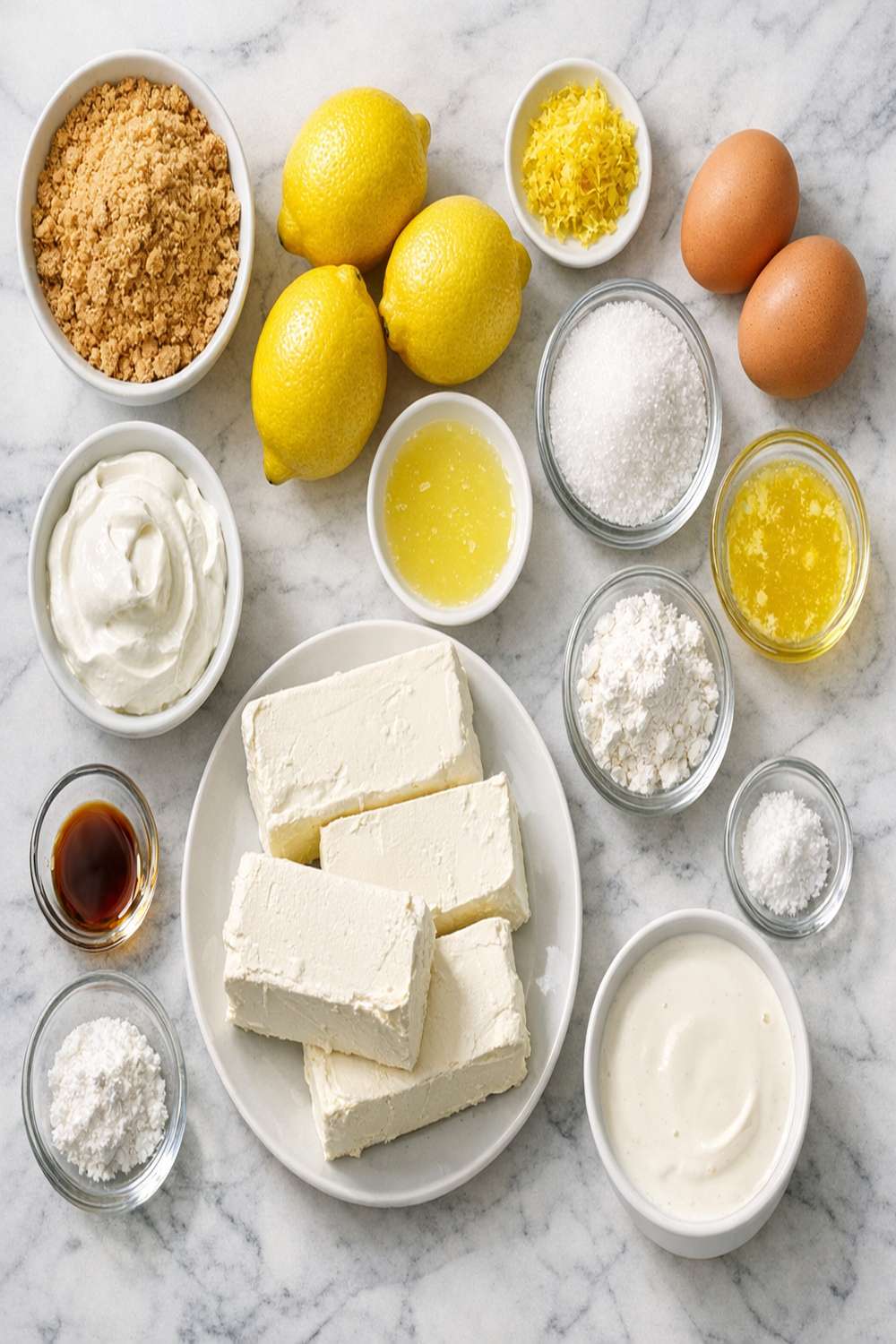 Cheesecake With Lemon Recipe ingredients