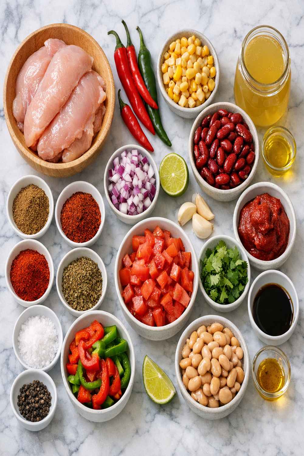 Chicken And Chilli Recipe ingredients