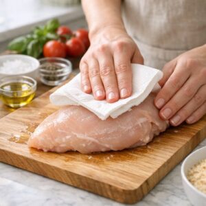 Chicken Parm Air Fryer Recipe step 1