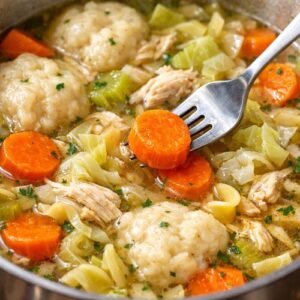 Healthy Chicken Noodle Soup Dumplings Recipe step 2
