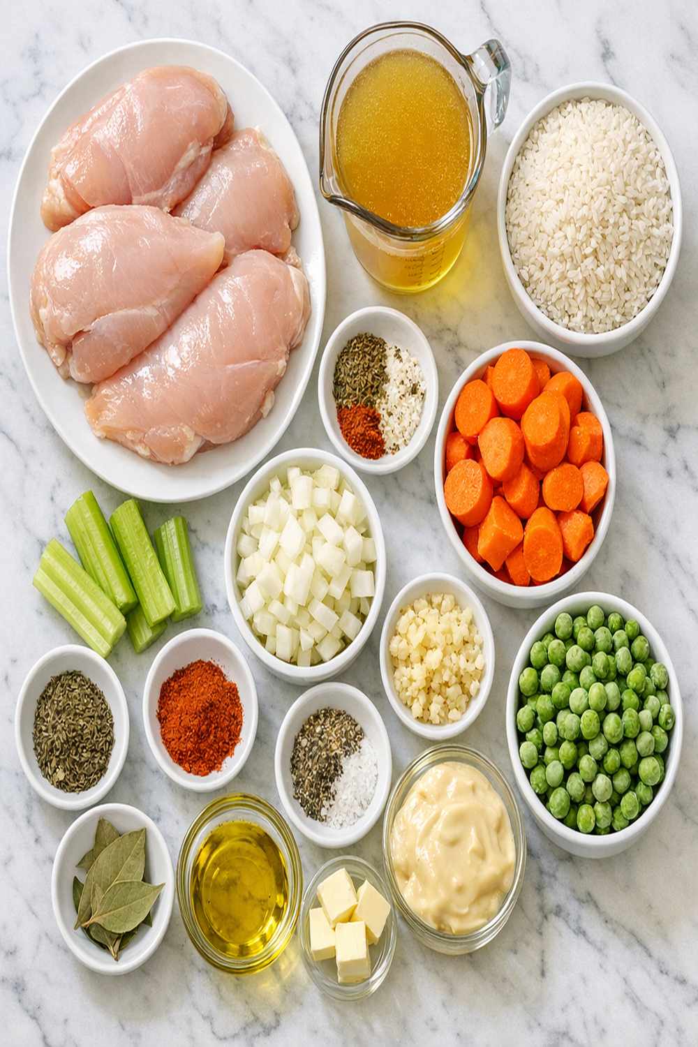 Chicken And Rice Slow Cooker Recipe ingredients