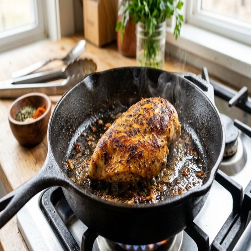 Step 2: Season and Sear Your Chicken