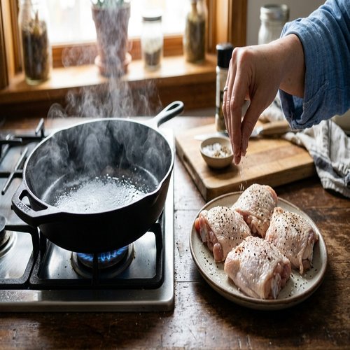 Step 1: Prepare Your Chicken and Heat Your Pan Properly