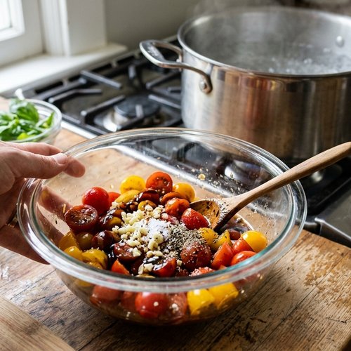 Step 2: Start the Water and Make Your Fresh Topping