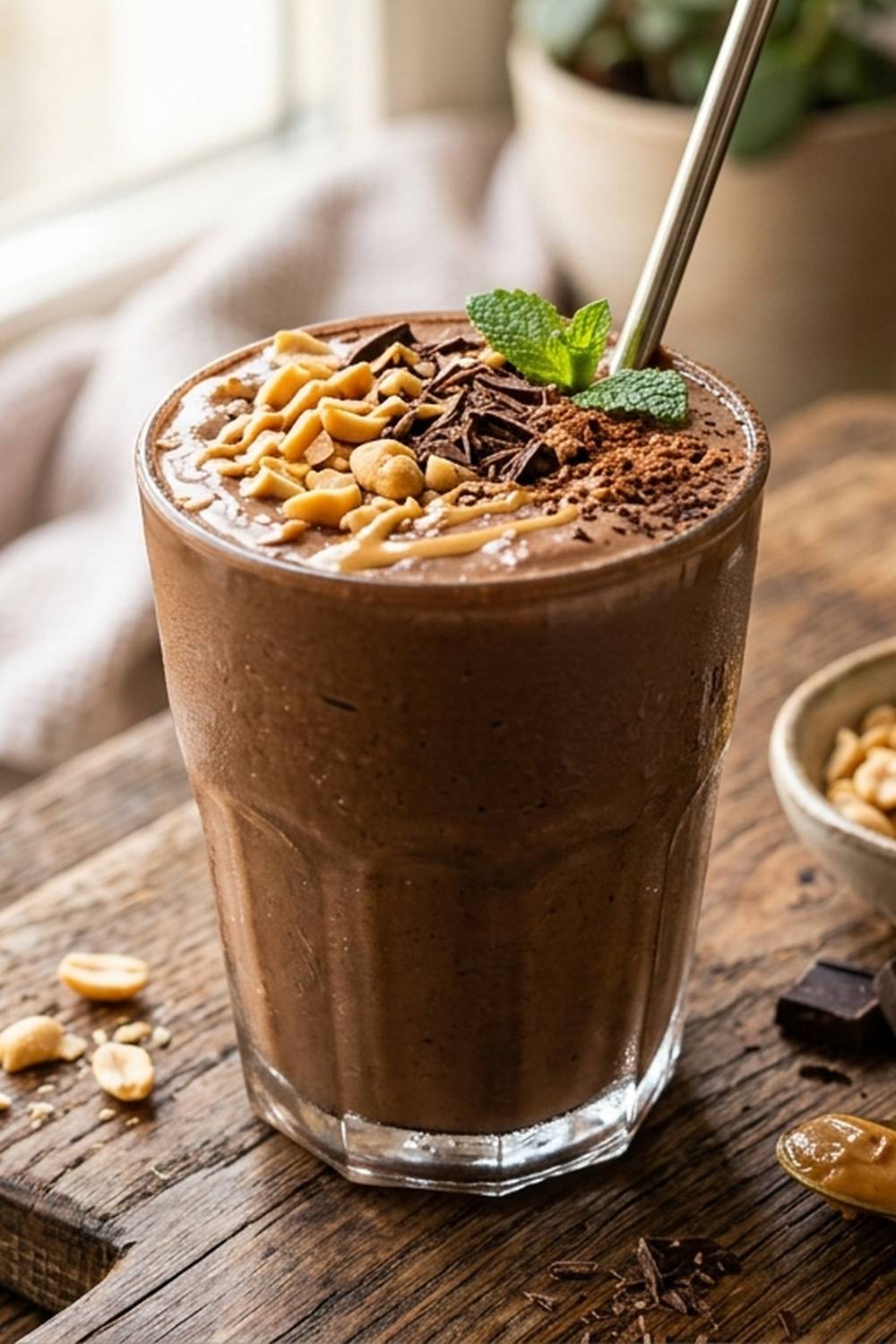 Chocolate Peanut Butter Smoothie Recipe