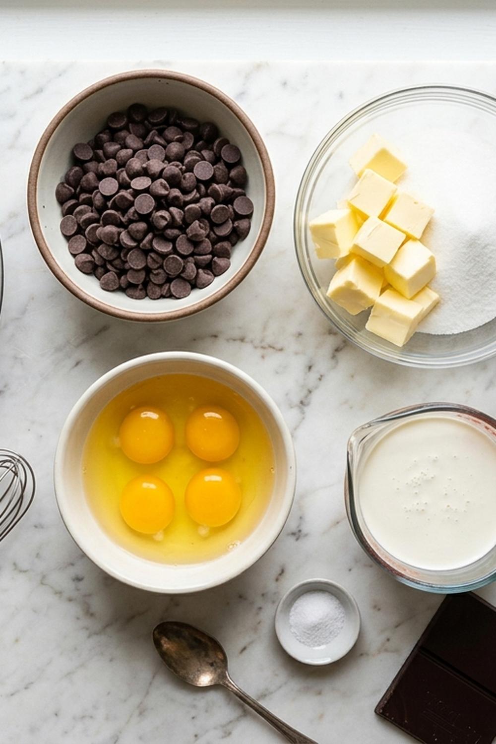Chocolate Silk Pie Recipe ingredients
