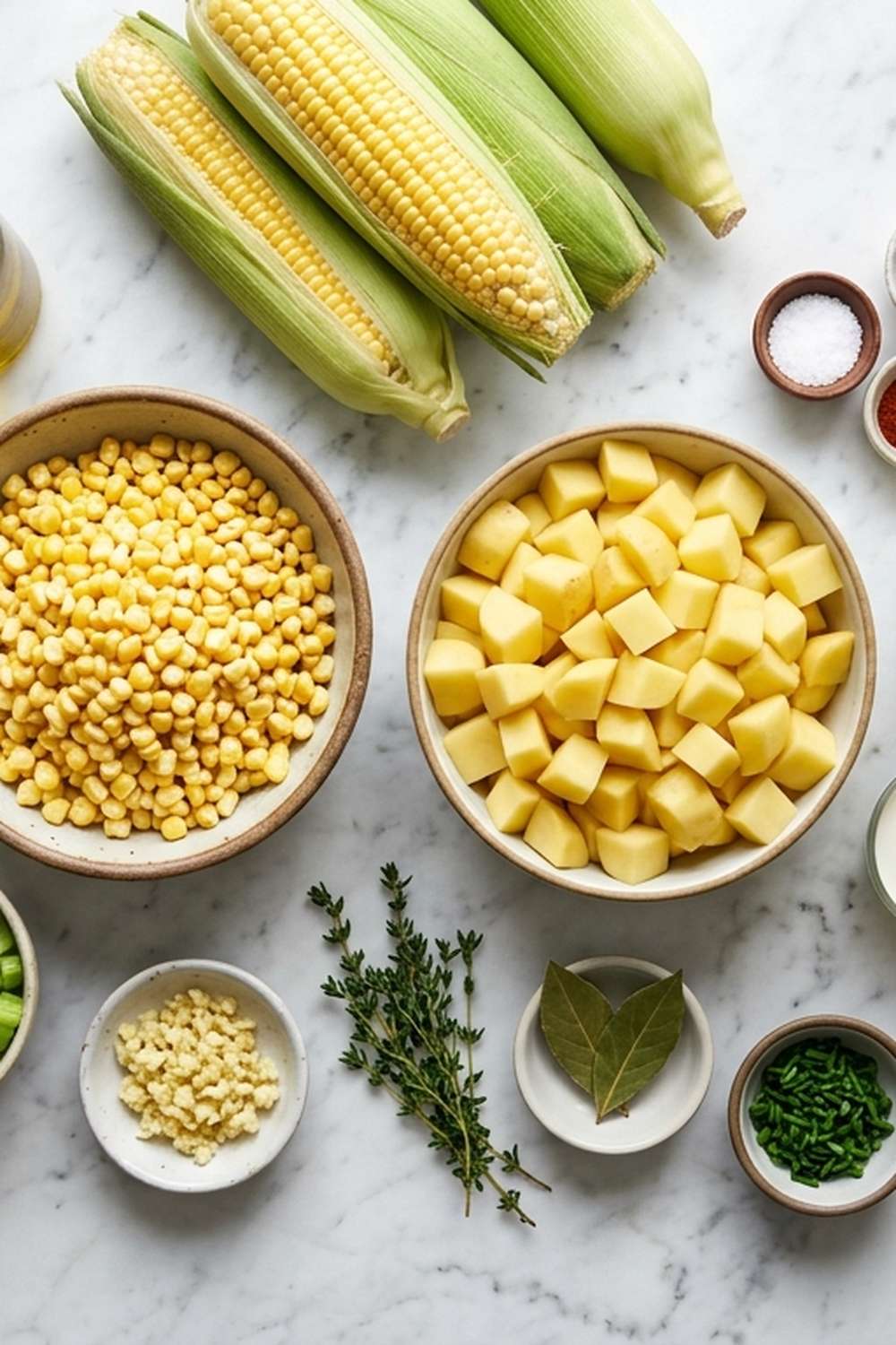 Corn Chowder With Bacon And Potato Recipe ingredients