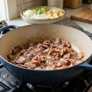 Corn Chowder Bacon Potato Recipe step 1