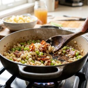 Corn Chowder Bacon Potato Recipe step 2