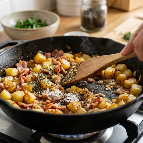 Step 3: Season and Deglaze