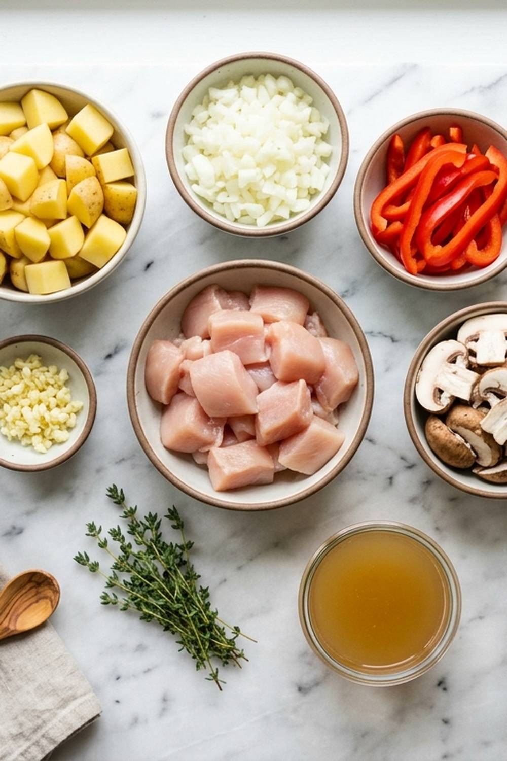 Chicken Potato Skillet Recipe ingredients